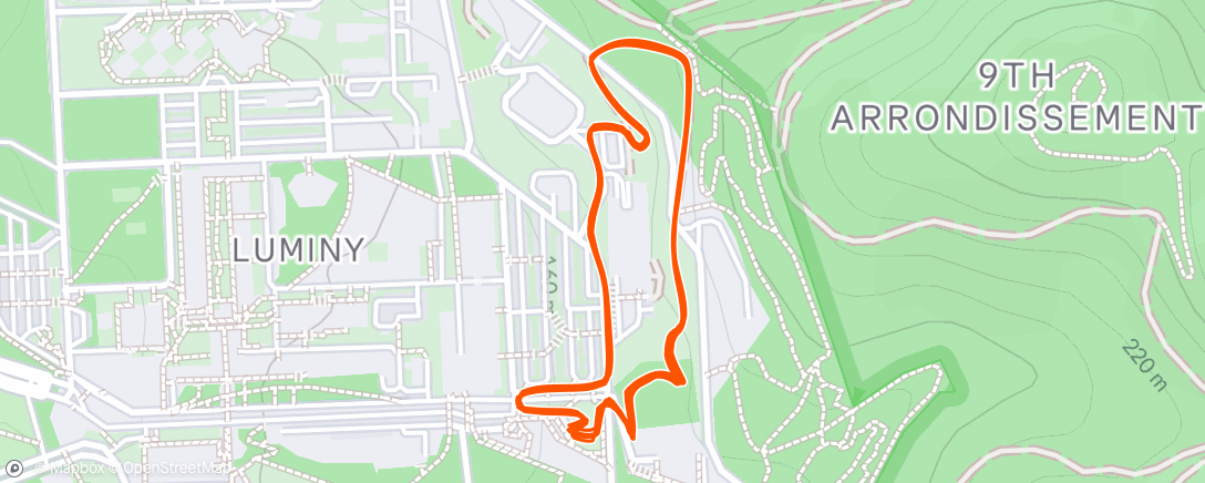 Map of the activity, XCC Marseille