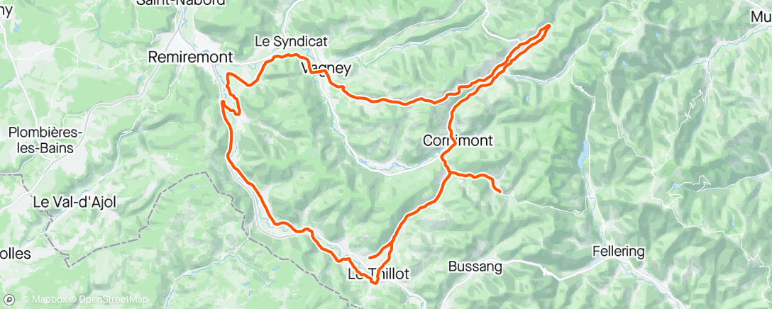 Map of the activity, Vosges 👊