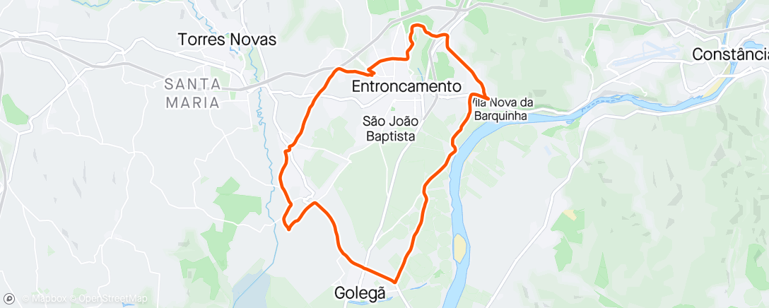 Map of the activity, Voltinha ao sol