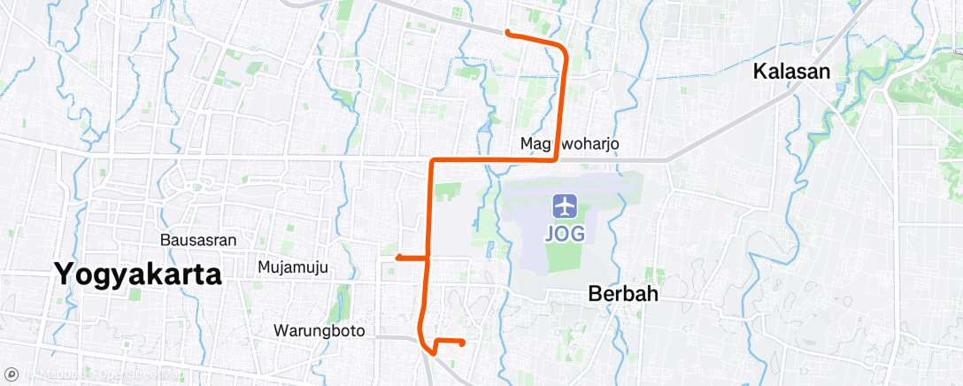 Map of the activity, Morning Ride