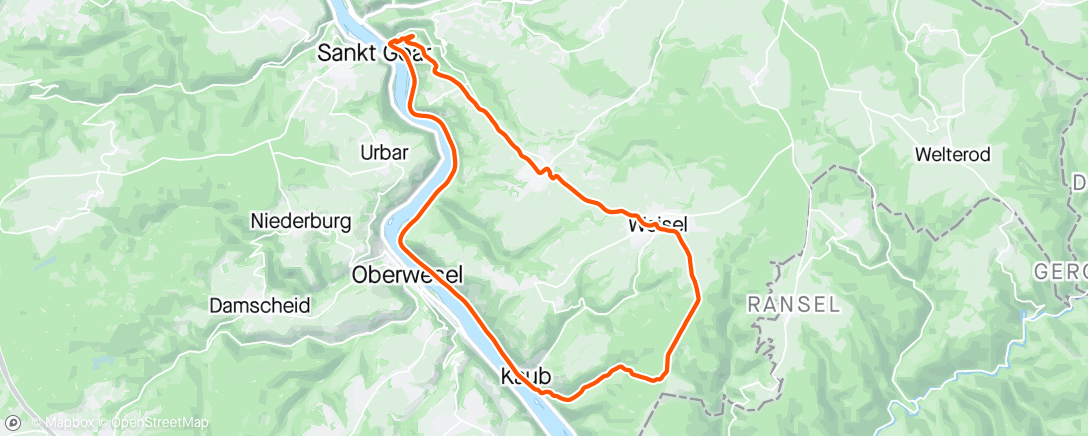 Map of the activity, Runde über „Burg Katz“ 🏰
