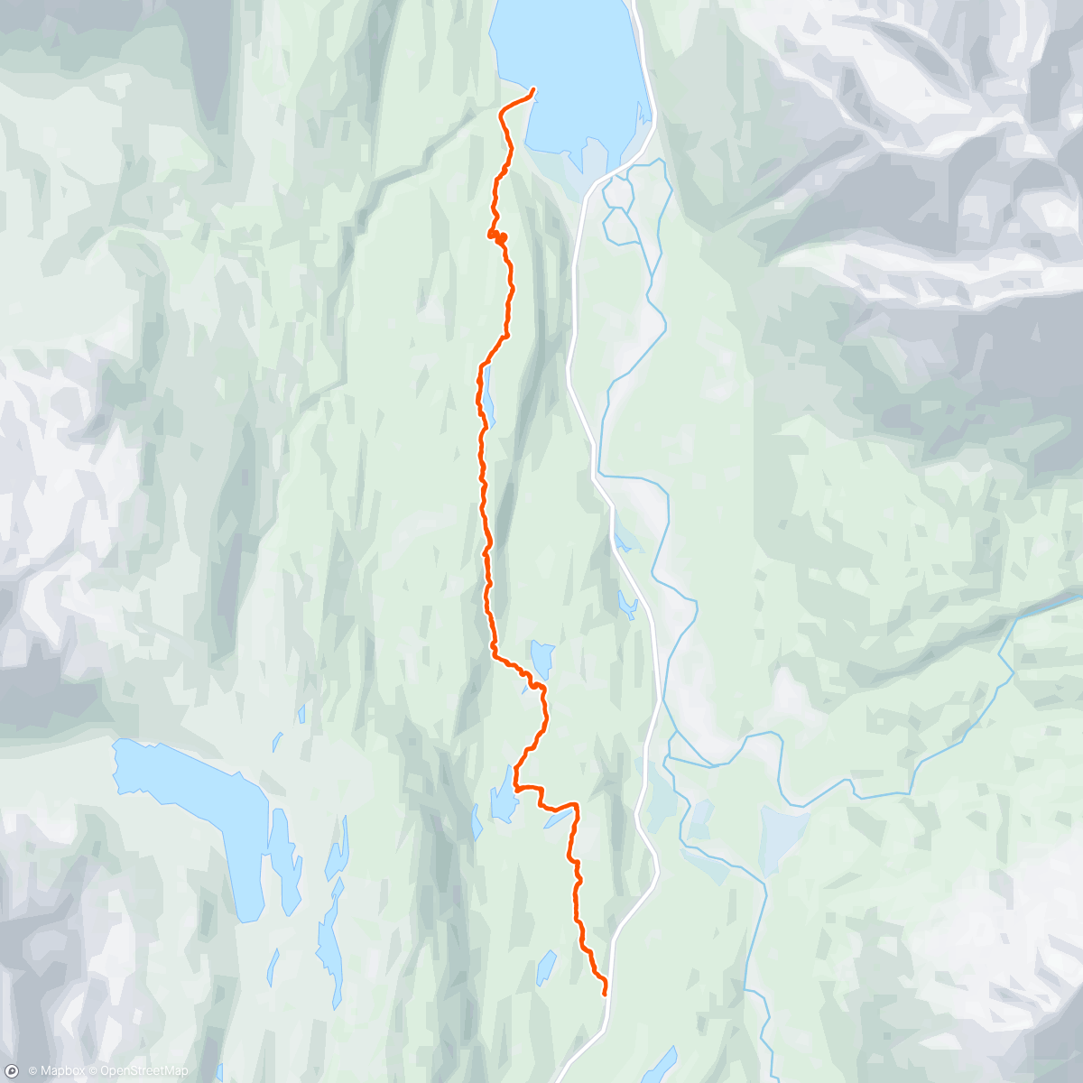 Map of the activity, Mile 12-> Primrose