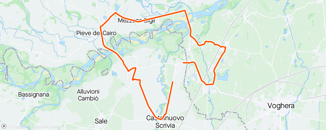 Mapa da atividade, Giro mattutino