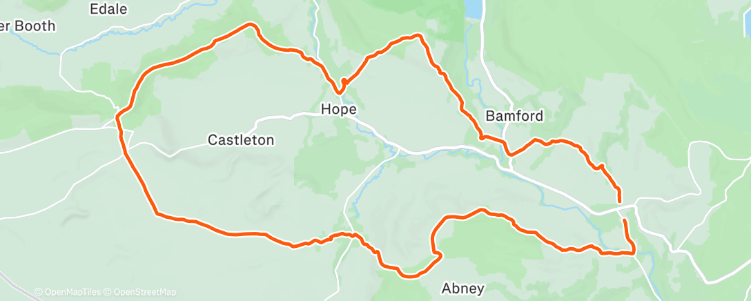 Карта физической активности (Hope Valley Round)