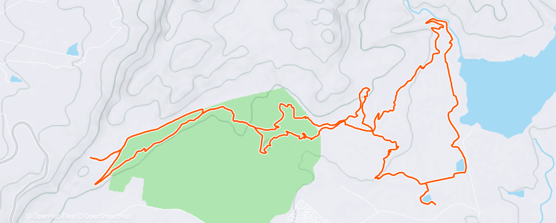 Map of the activity, A - Z Trails Grabouw