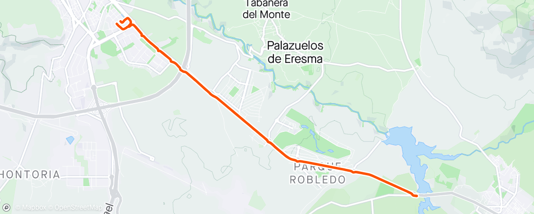 Map of the activity, Jabalíes por el carril bici 🐗 🐗