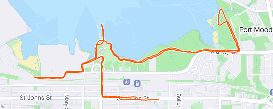 Map of the activity, 2024 Run # 62 - PoMo windy vitamin D therapy trot