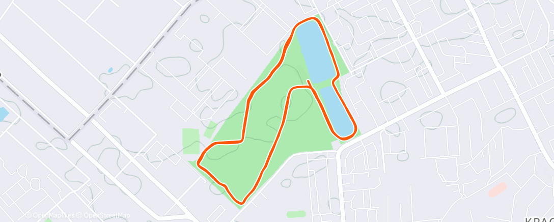 Map of the activity, 5 вёрст Наташинский №195