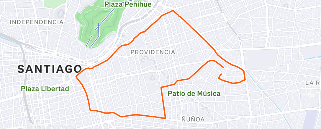 Map of the activity, Regenerativo