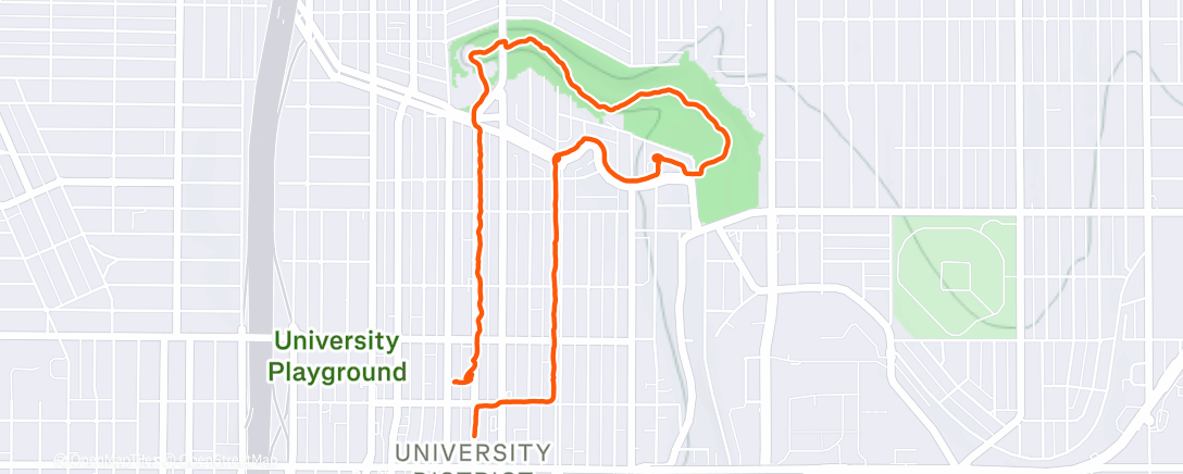 Map of the activity, walkin