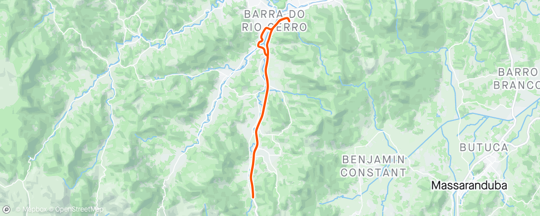 Map of the activity, Giro c/ Rafa
