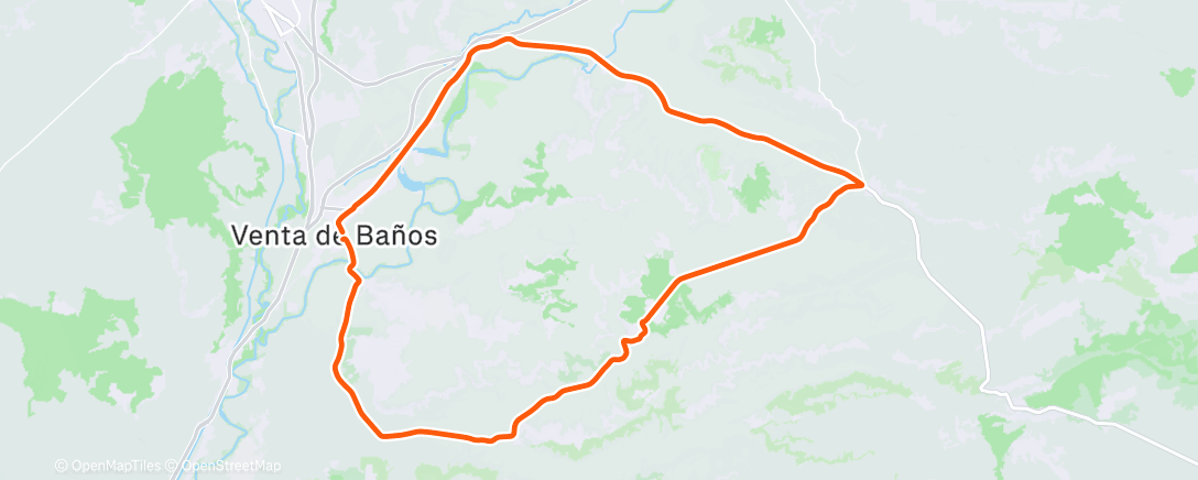 Карта физической активности (Bicicleta por la mañana)