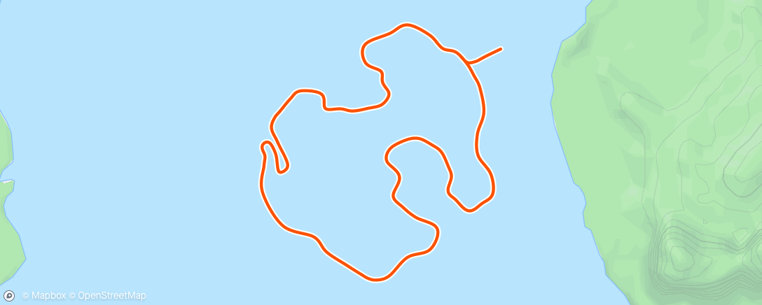Map of the activity, Zwift - Long Fartlek in Watopia