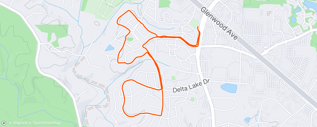 Map of the activity, HoH. Timed it perfectly with the Thunderstorm