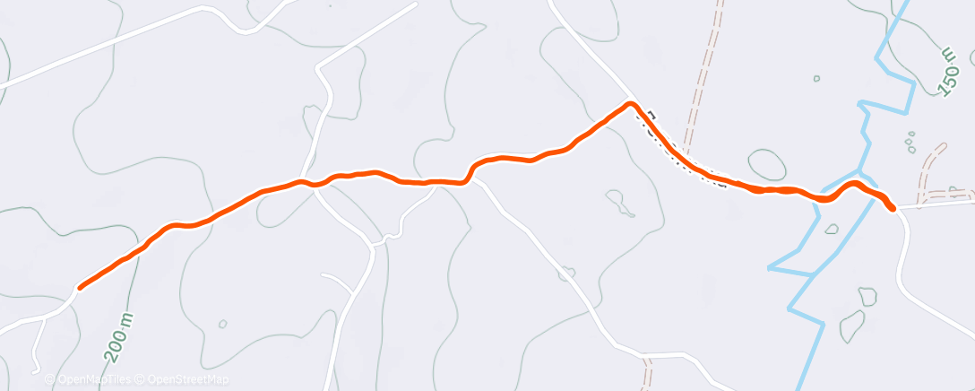 Map of the activity, Morning Run