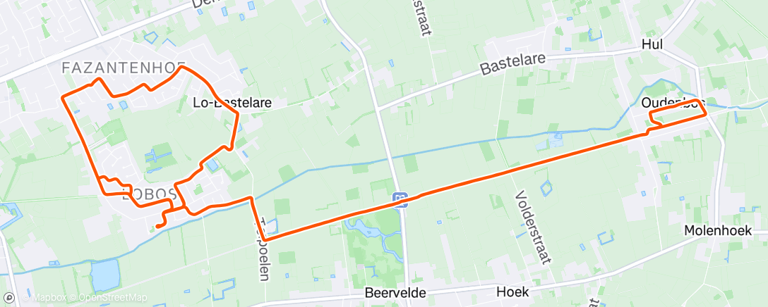 Map of the activity, Moederdagloopje