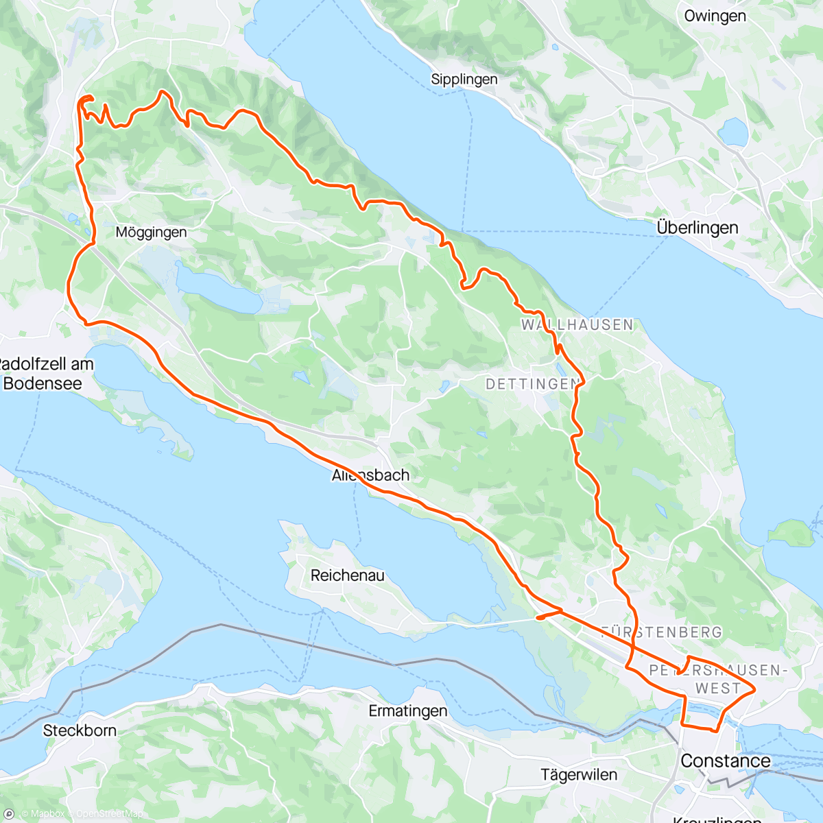 Map of the activity, Work & Gravel