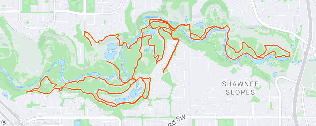 Map of the activity, Fish Creek Trails