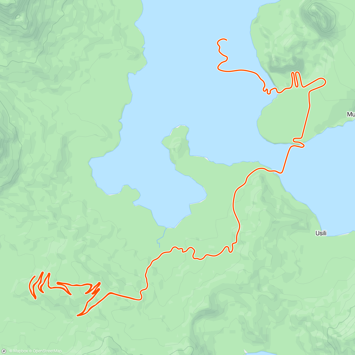 Map of the activity, Zwift - 4x8 cc ++ in Watopia