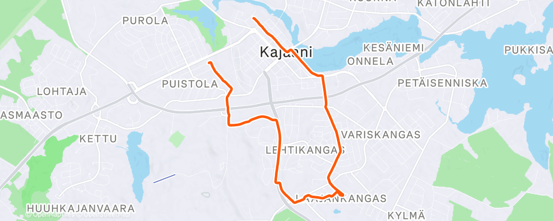 Map of the activity, Утренний велозаезд