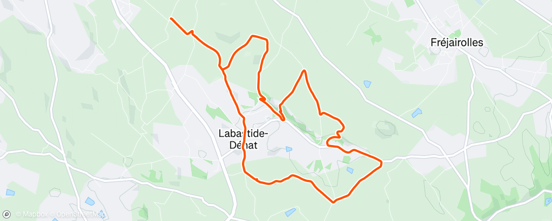 Map of the activity, Trail du Lundi avec lizoute et Pato 🐶