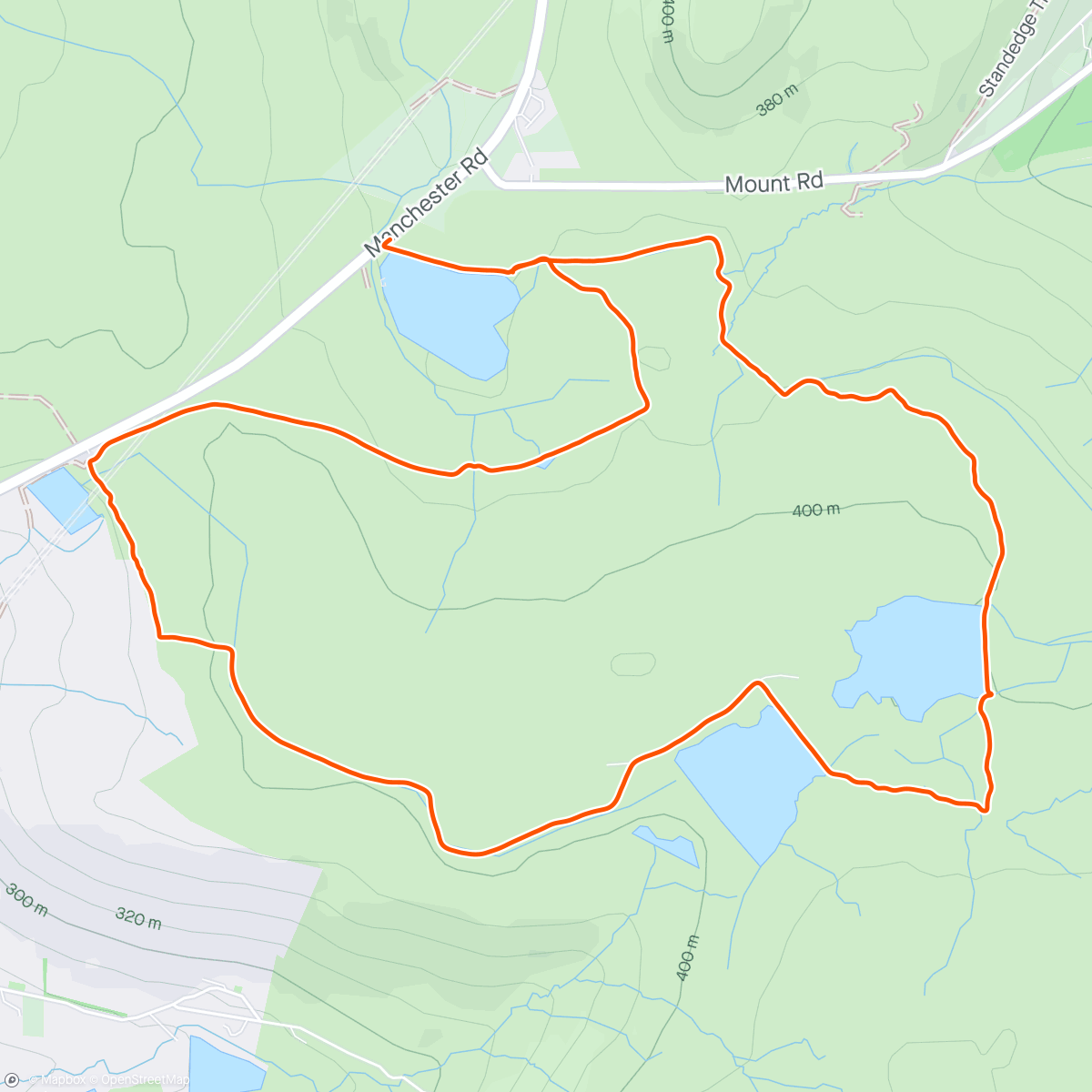 Map of the activity, 🏃‍♂️🐕🌇