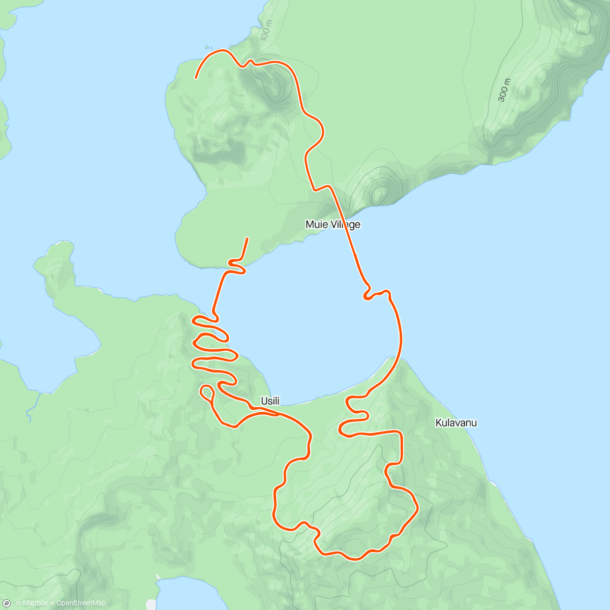 Mapa de la actividad (Zwift - Mountain Route in Watopia)