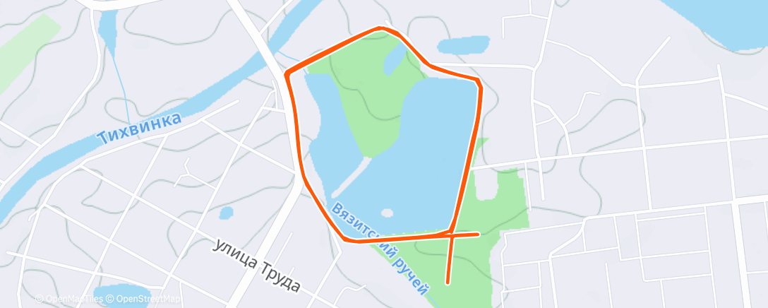 Карта физической активности (Утренний забег)