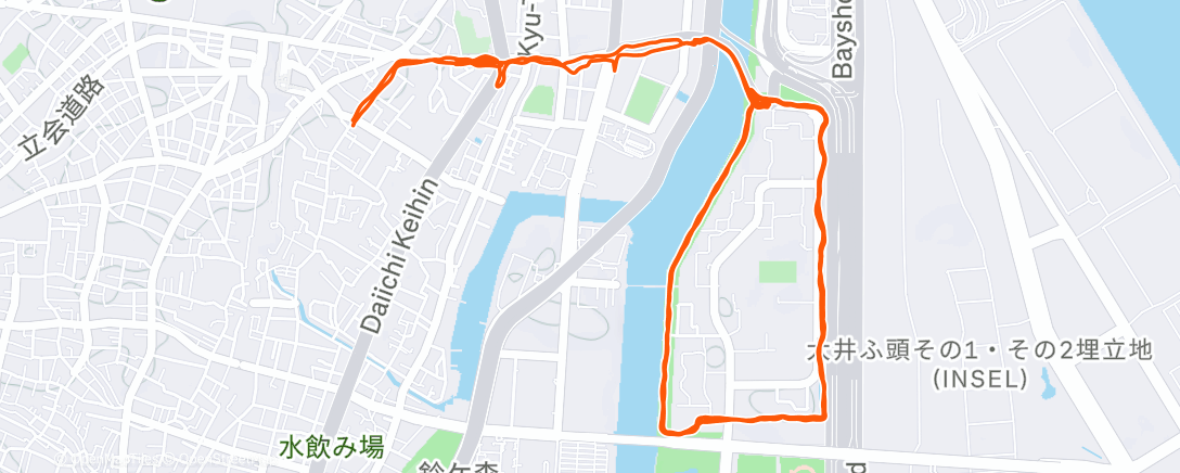 Map of the activity, hillx4