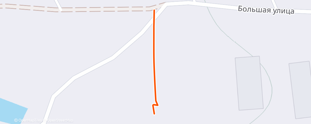 Карта физической активности (Северный лыжный заезд (вечер))