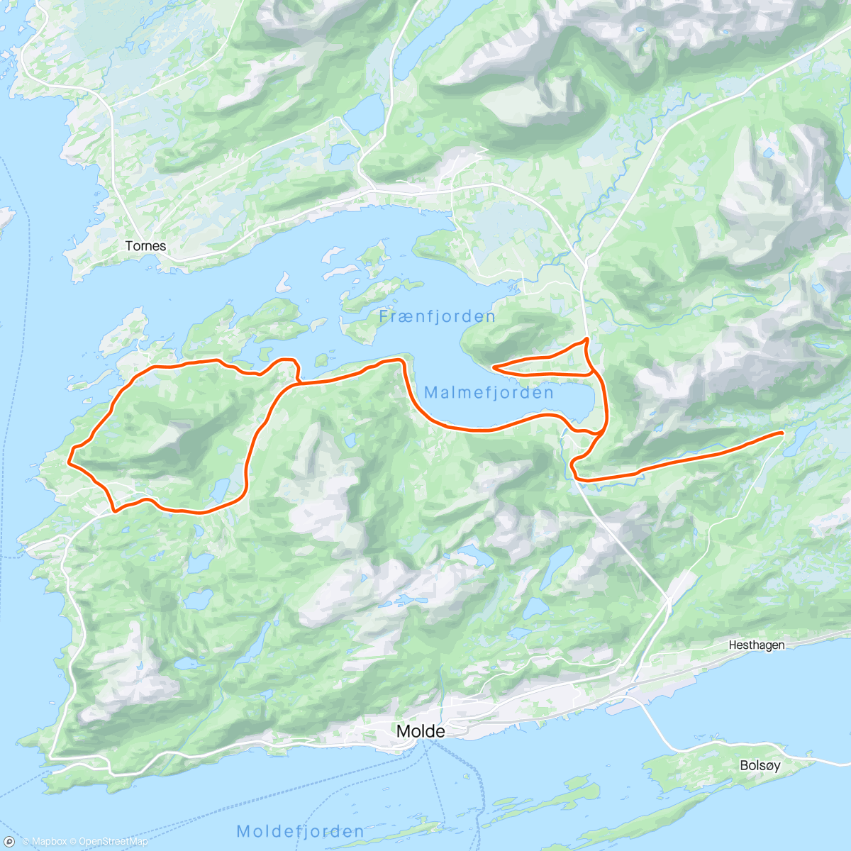 Map of the activity, Gæmp i sola☀️