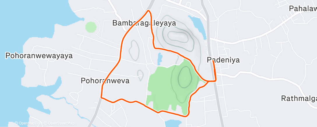 Map of the activity, Dambulla