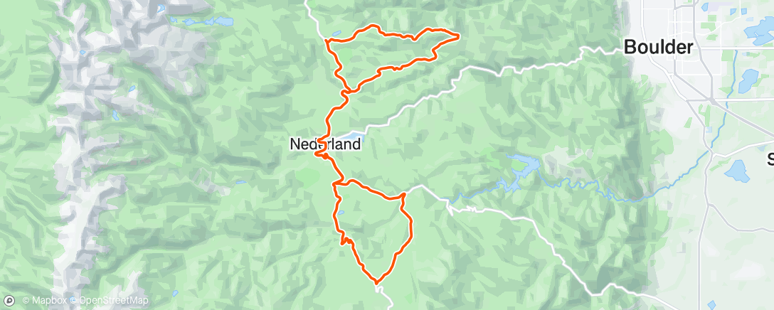 Map of the activity, Morning Ride