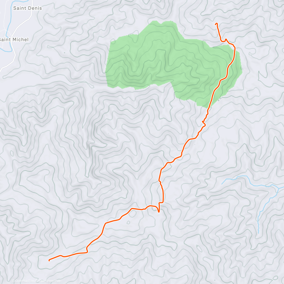 Map of the activity, DL mit Speed Variation + 1000m in 2:57 und 5 x Steigerungen am Ende