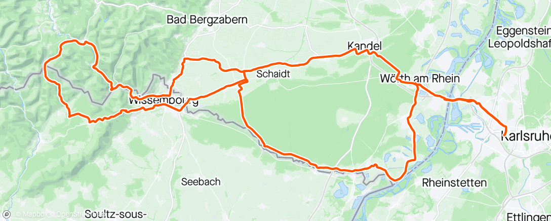 Карта физической активности (RTF Wörth. Regen, Einsamkeit, Melanchonie)