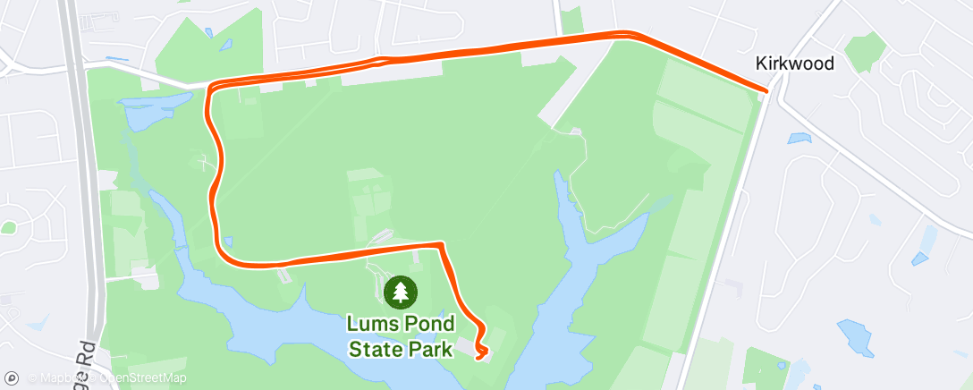 Map of the activity, Morning Ride