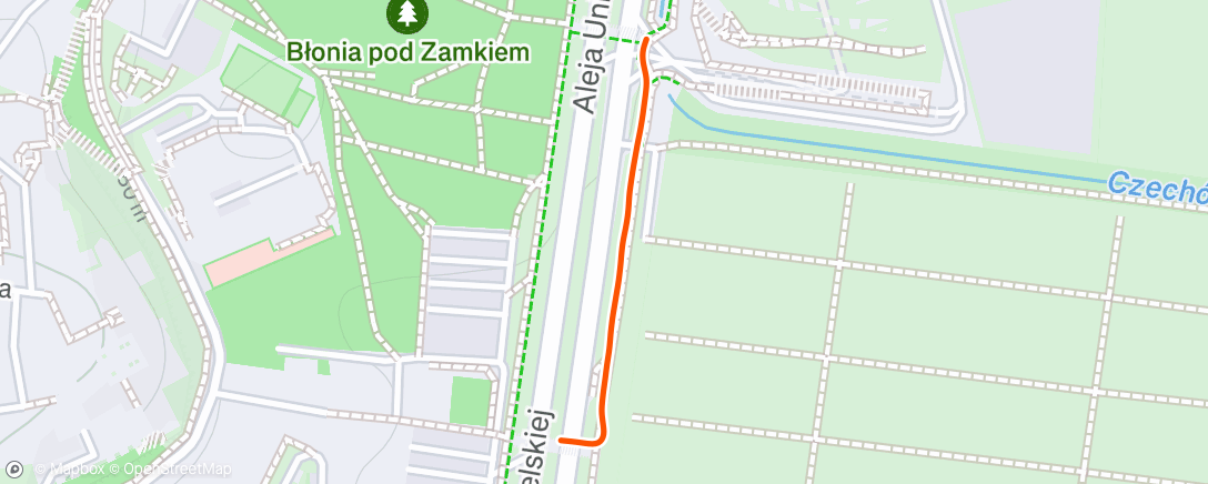 Map of the activity, Afternoon Walk