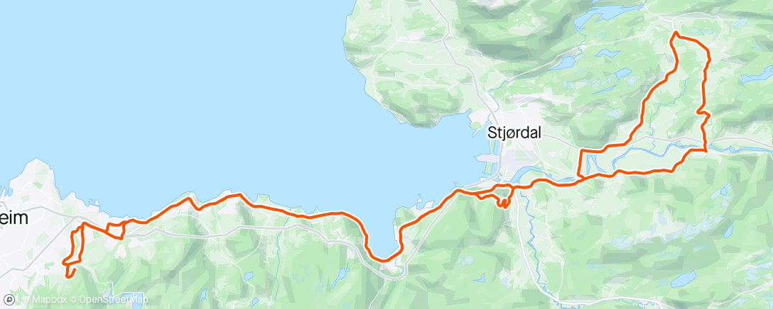 Carte de l'activité Om Skjelstadmarka