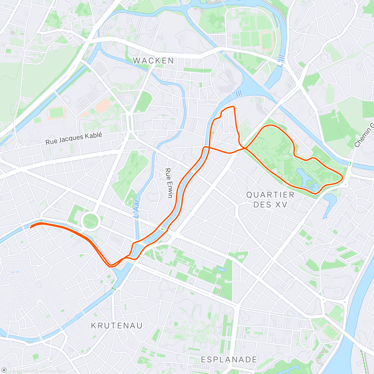 Map of the activity, ☀️En soirée ☀️