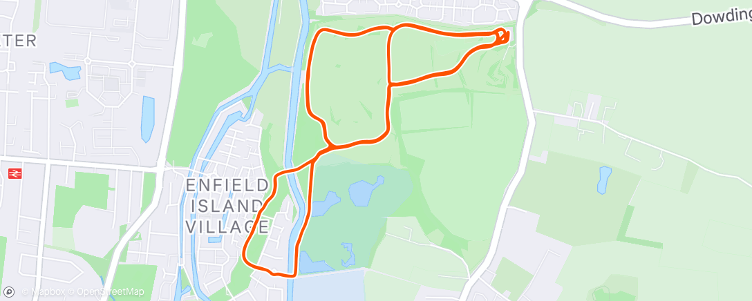 Map of the activity, Another Parkrun 🏃🏼‍♀️ 😆