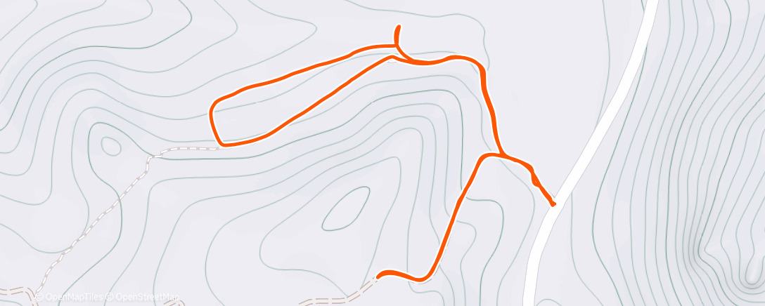 Map of the activity, Afternoon Mountain Bike Ride