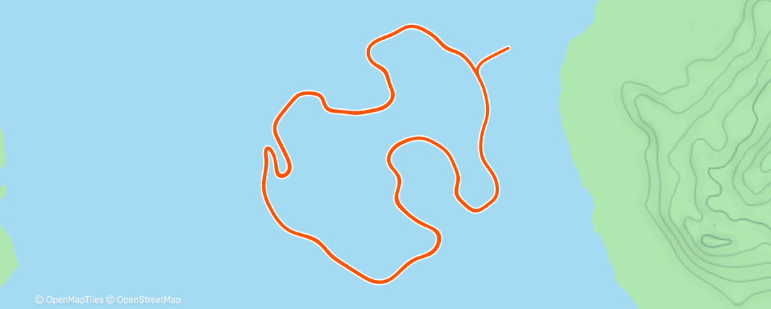 Map of the activity, Zwift - Volcano Circuit in Watopia