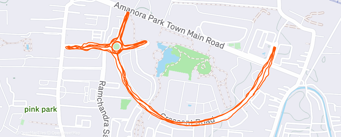 Карта физической активности (Morning Run)