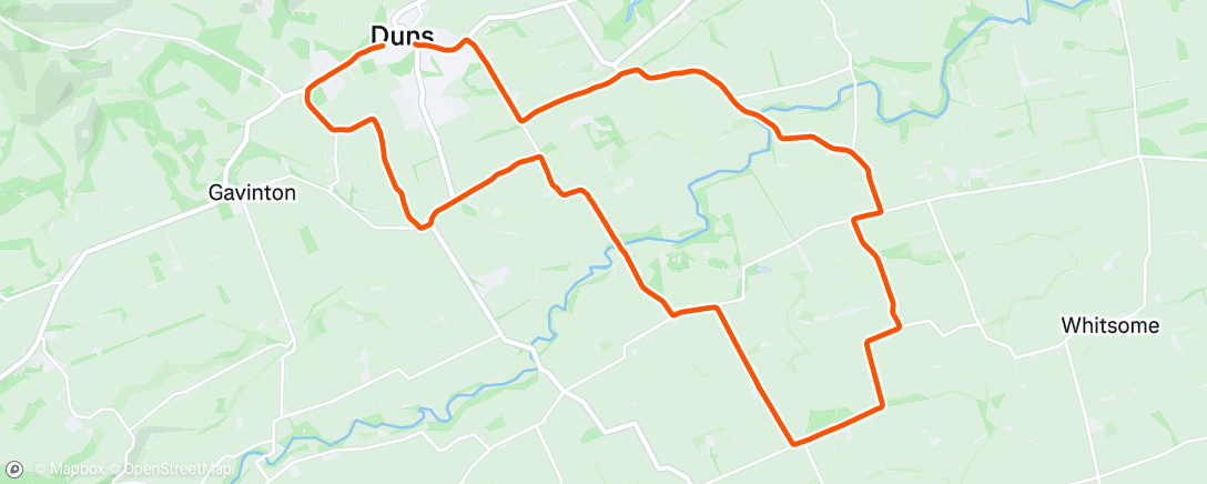 Map of the activity, Morning Ride