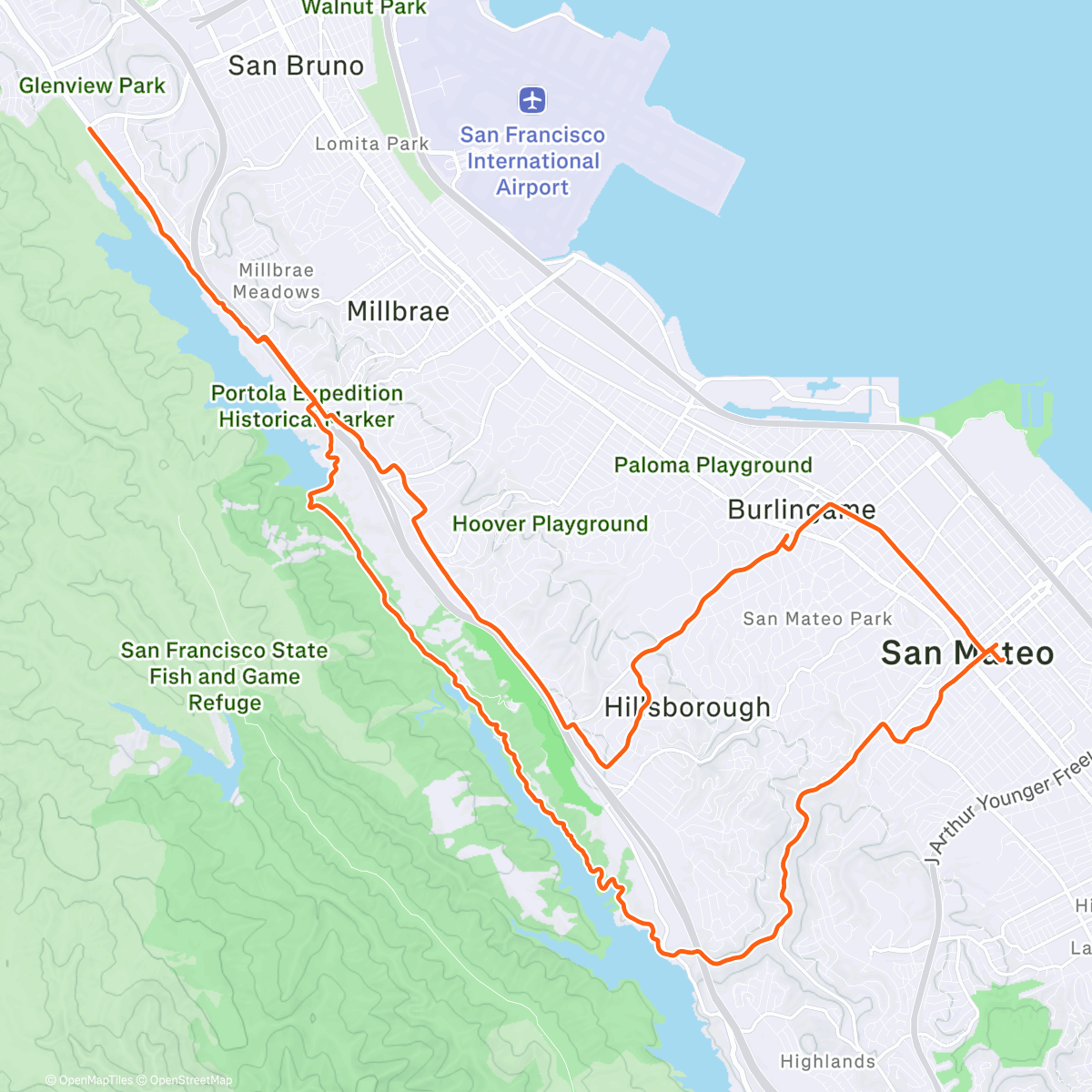 Map of the activity, LMNT Chocolate Salt flavor is not for me