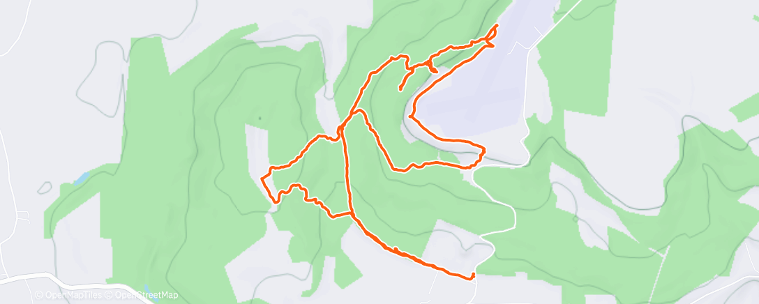 Map of the activity, Lunch Walk