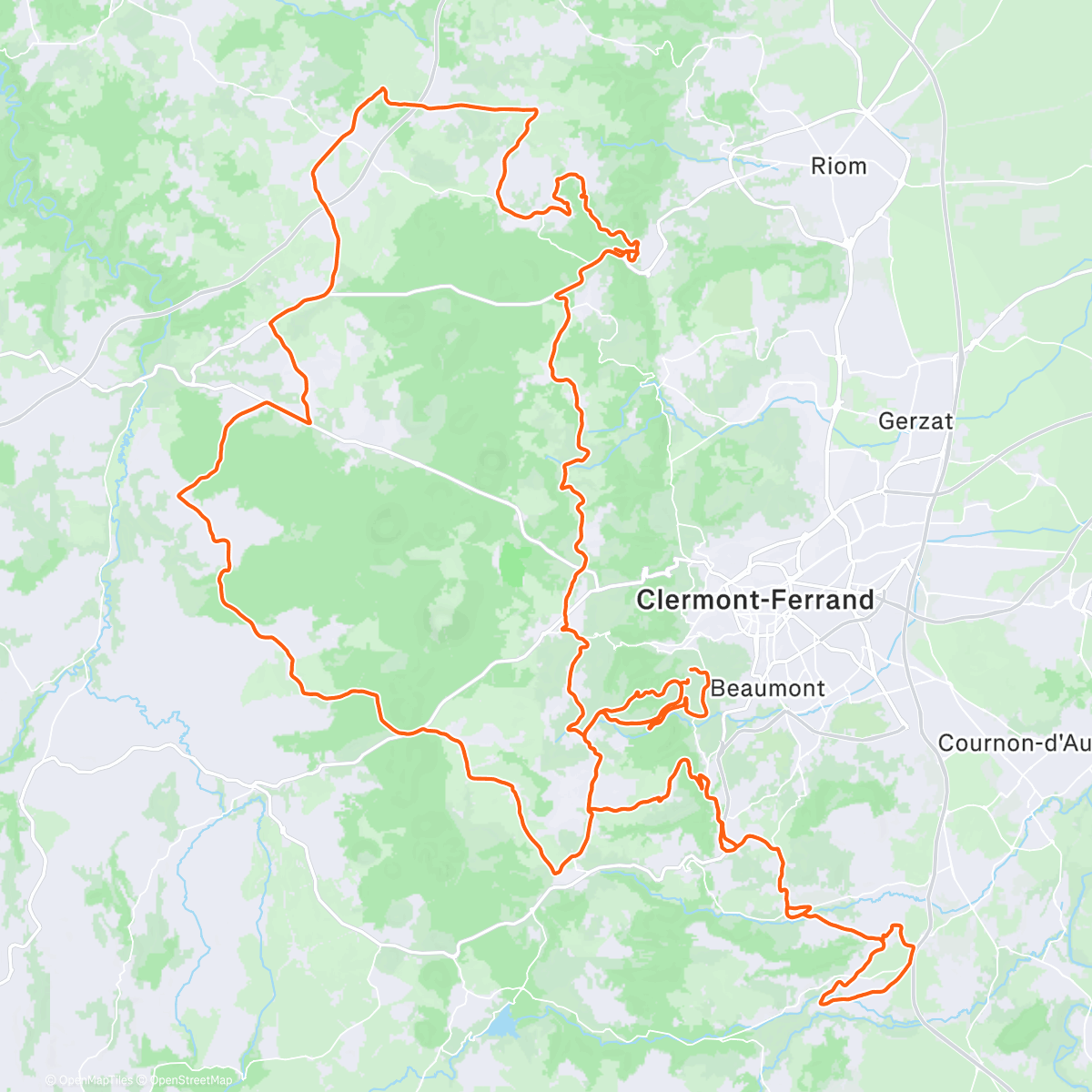 Map of the activity, Vais-je arriver aux 30000 kms ?