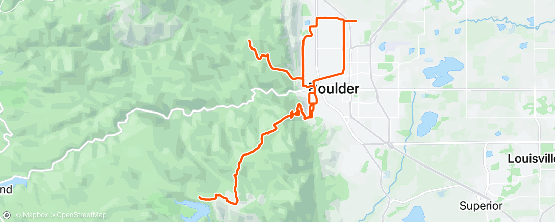 Map of the activity, Morning Ride