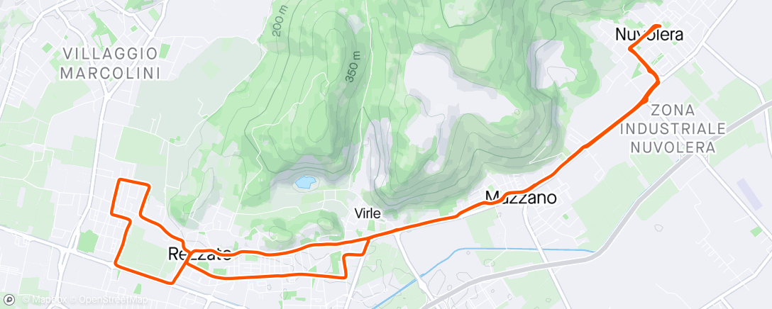 Map of the activity, Parco e ape coi gnari