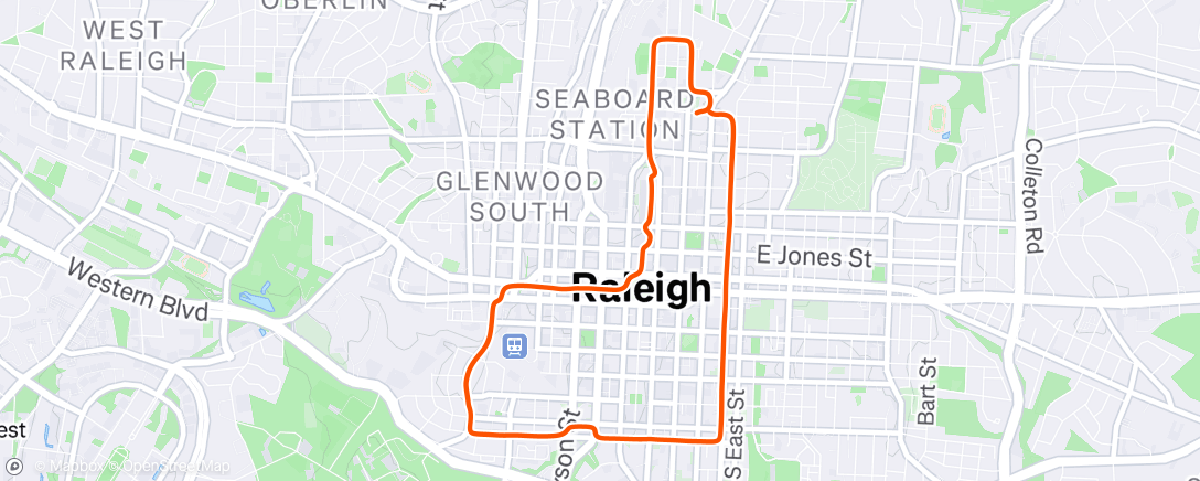 Map of the activity, Yellow Dog 5